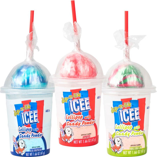 ICEE dip-n-lik Lollipop & Candy Powder - Sugar Rushed