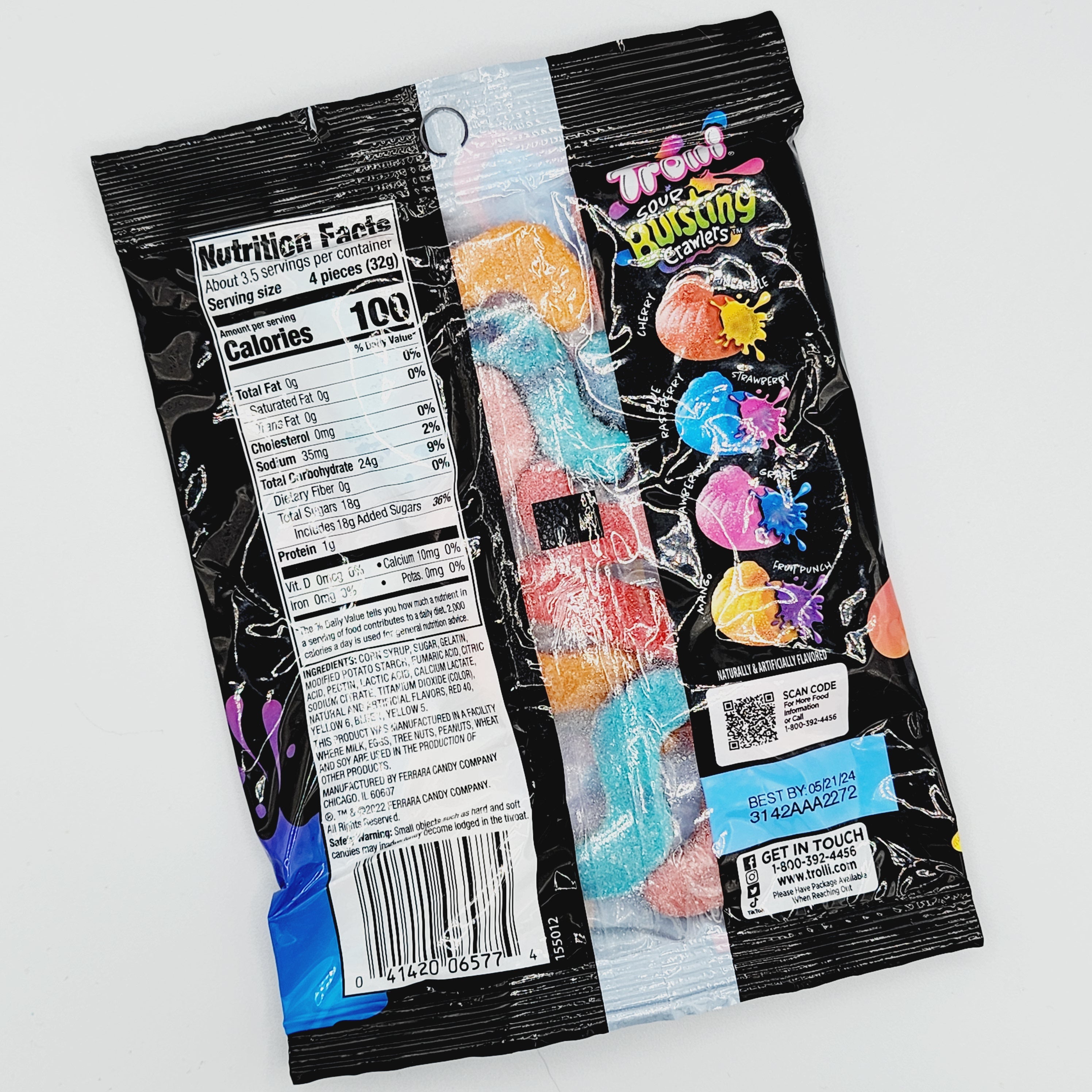 Trolli - Sour Bursting Crawlers - Sugar Rushed