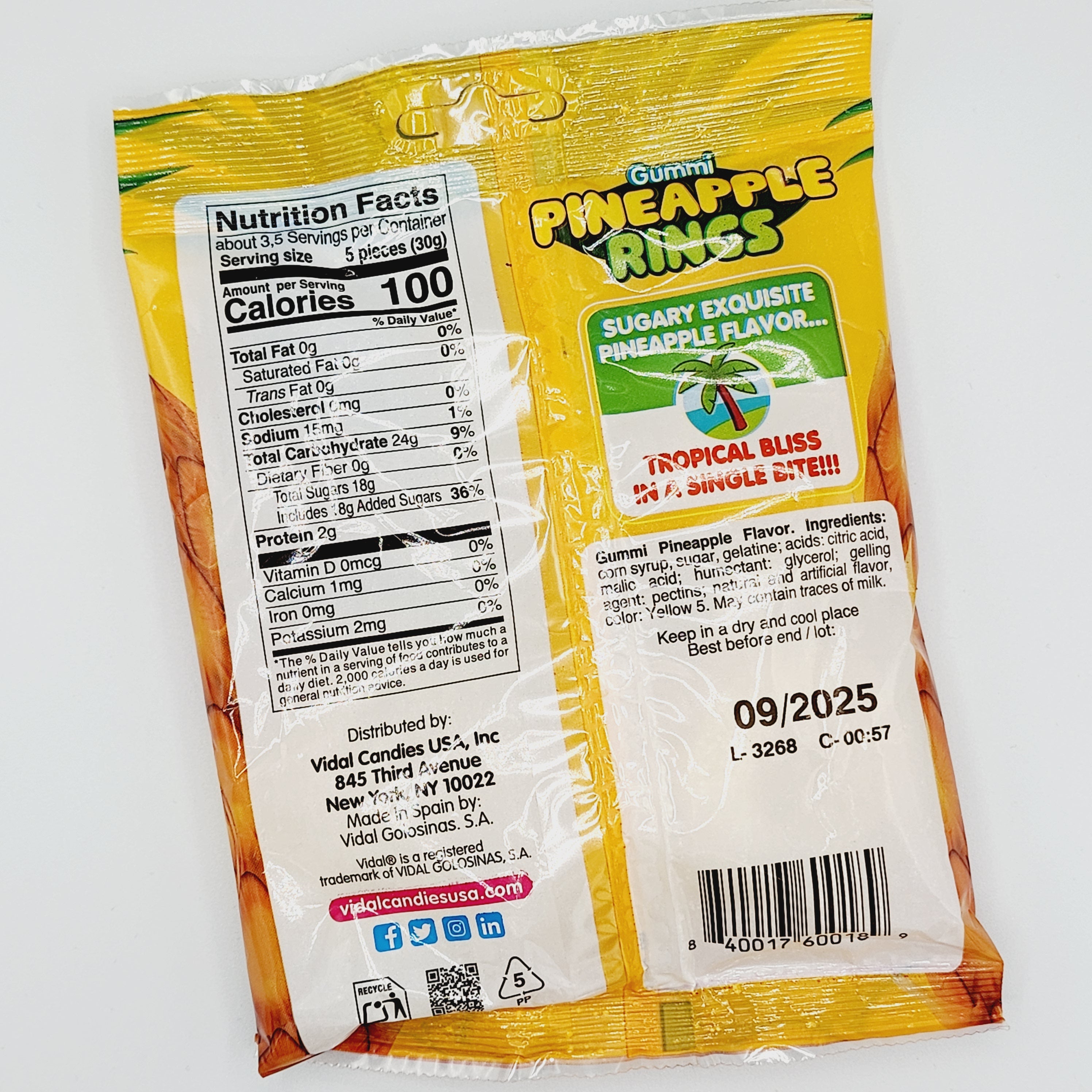VIDAL - Pineapple Rings - Sugar Rushed