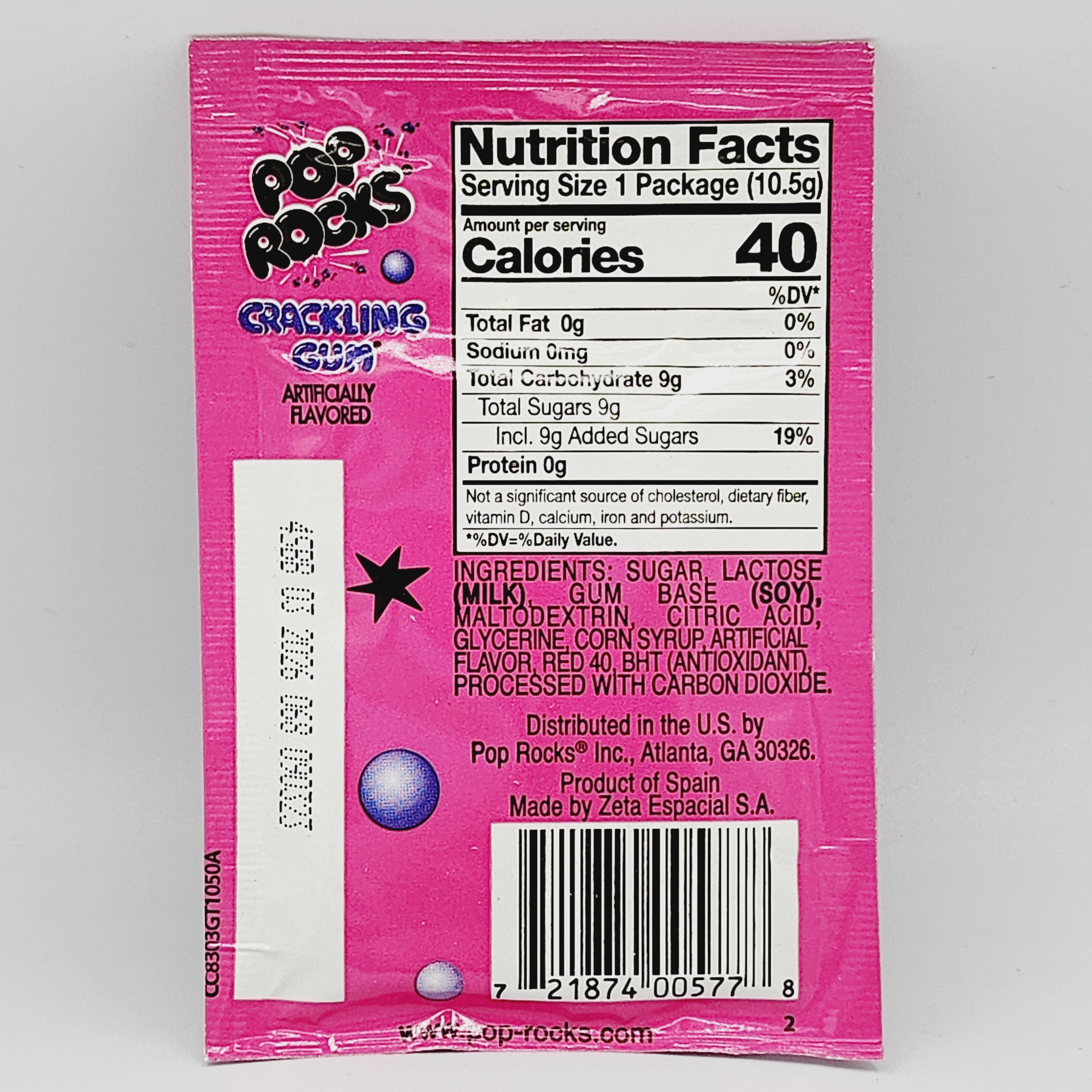 Pop Rocks (Crackling Gum) - Sugar Rushed