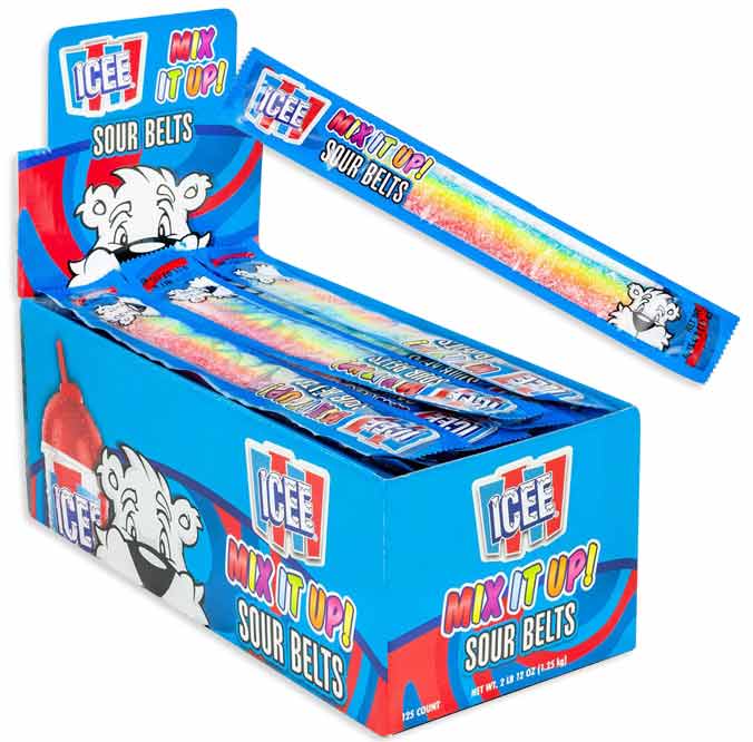 ICEE Rainbow Sour Belt - Sugar Rushed