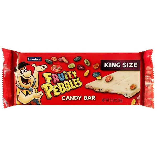 Fruity Pebbles White Chocolate King Bar - Sugar Rushed
