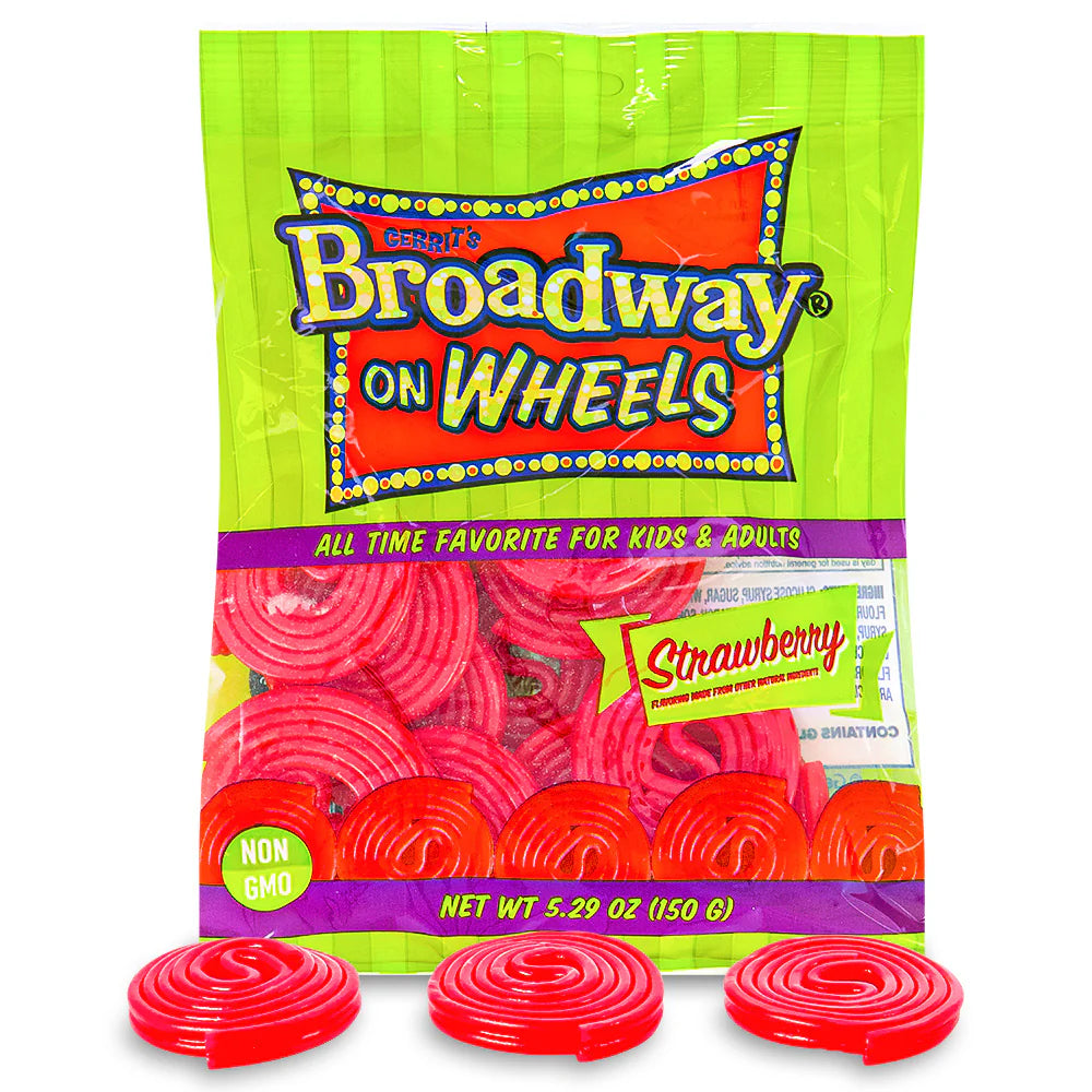 Broadway Wheels Strawberry Licorice - Sugar Rushed