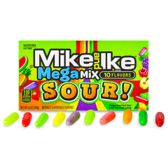 Mike & Ike MEGA MIX Sour - Sugar Rushed