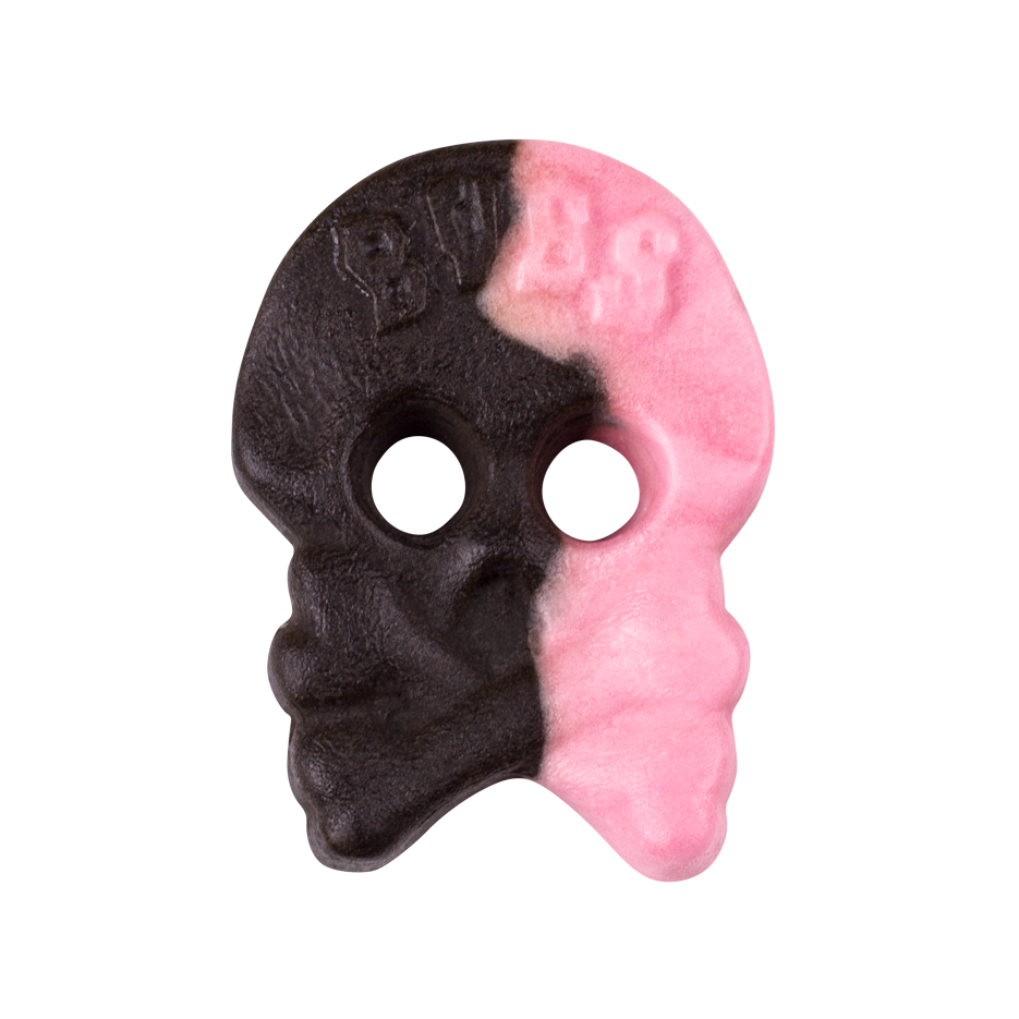 BUBS Raspberry Liquorice Foam Skulls - Sugar Rushed