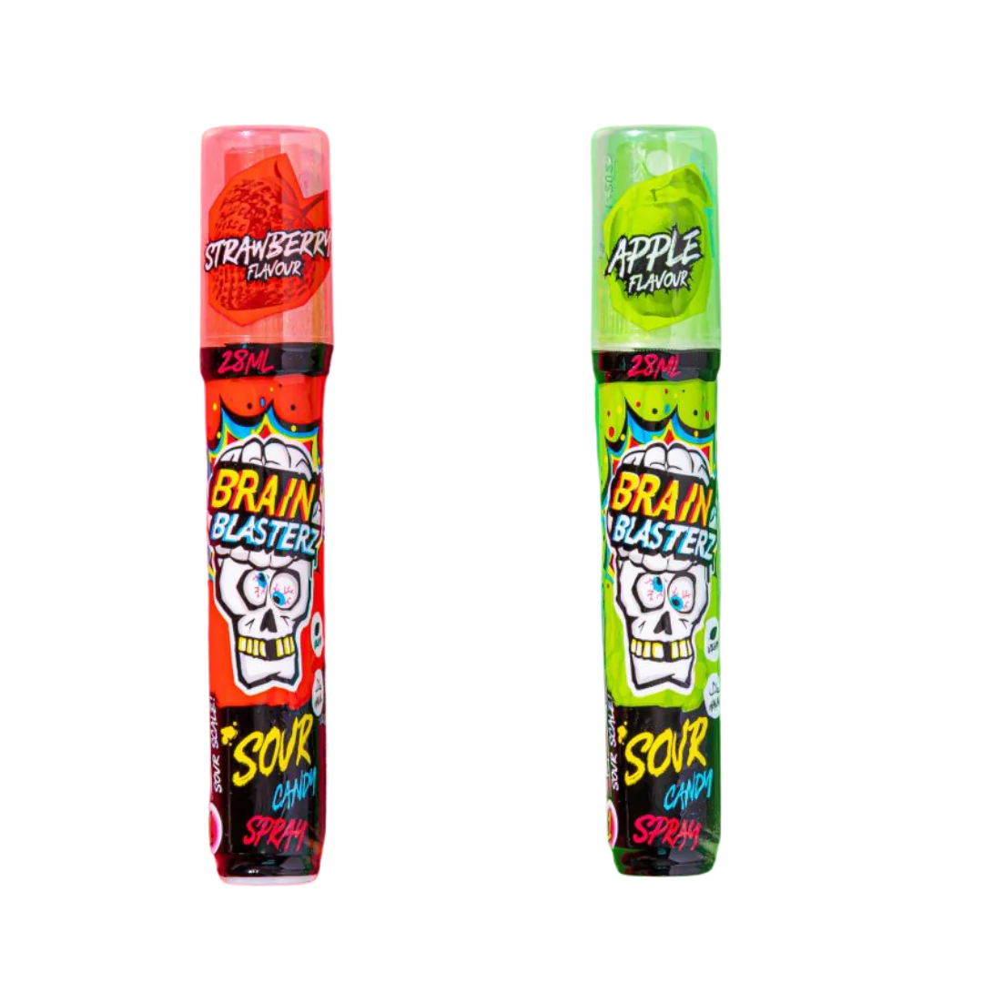 Brain Blasterz Sour Candy Spray Apple & Strawberry - Sugar Rushed