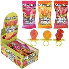 Mike and Ike Lollipop Rings - Sugar Rushed