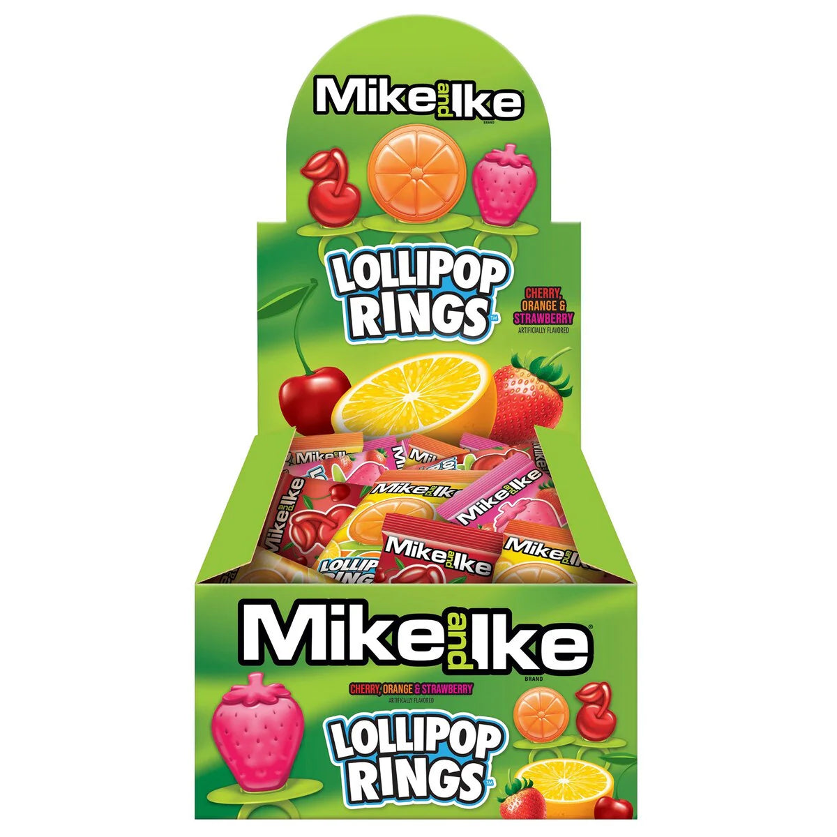 Mike and Ike Lollipop Rings - Sugar Rushed