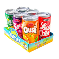 Soda Blasters Fizzy Candy 6-Pack - Sugar Rushed