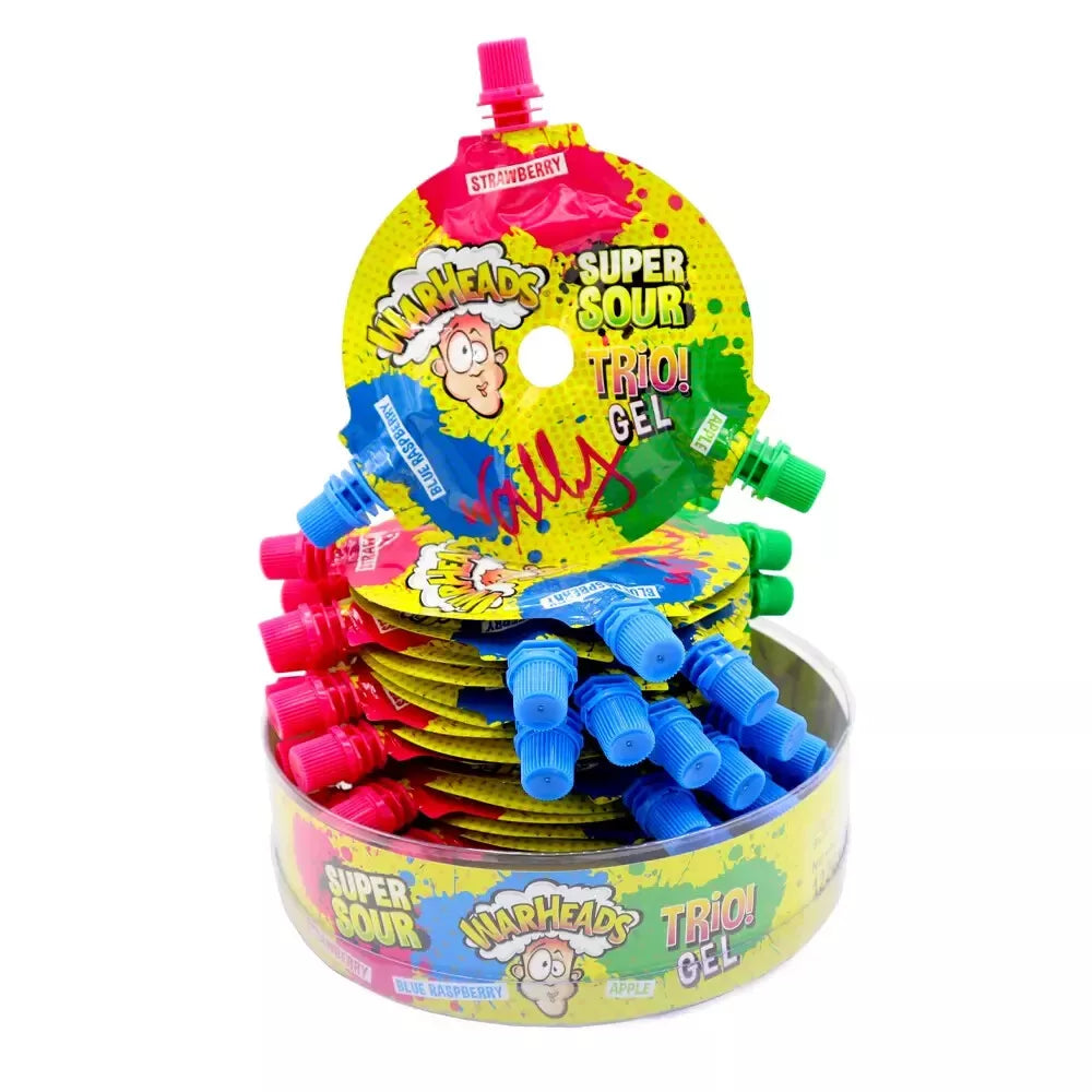 Warheads Super Sour Gel Trio Wheel - Sugar Rushed