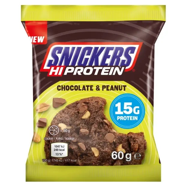 Snickers Hi-Protein Chocolate & Peanut Cookie - Sugar Rushed 