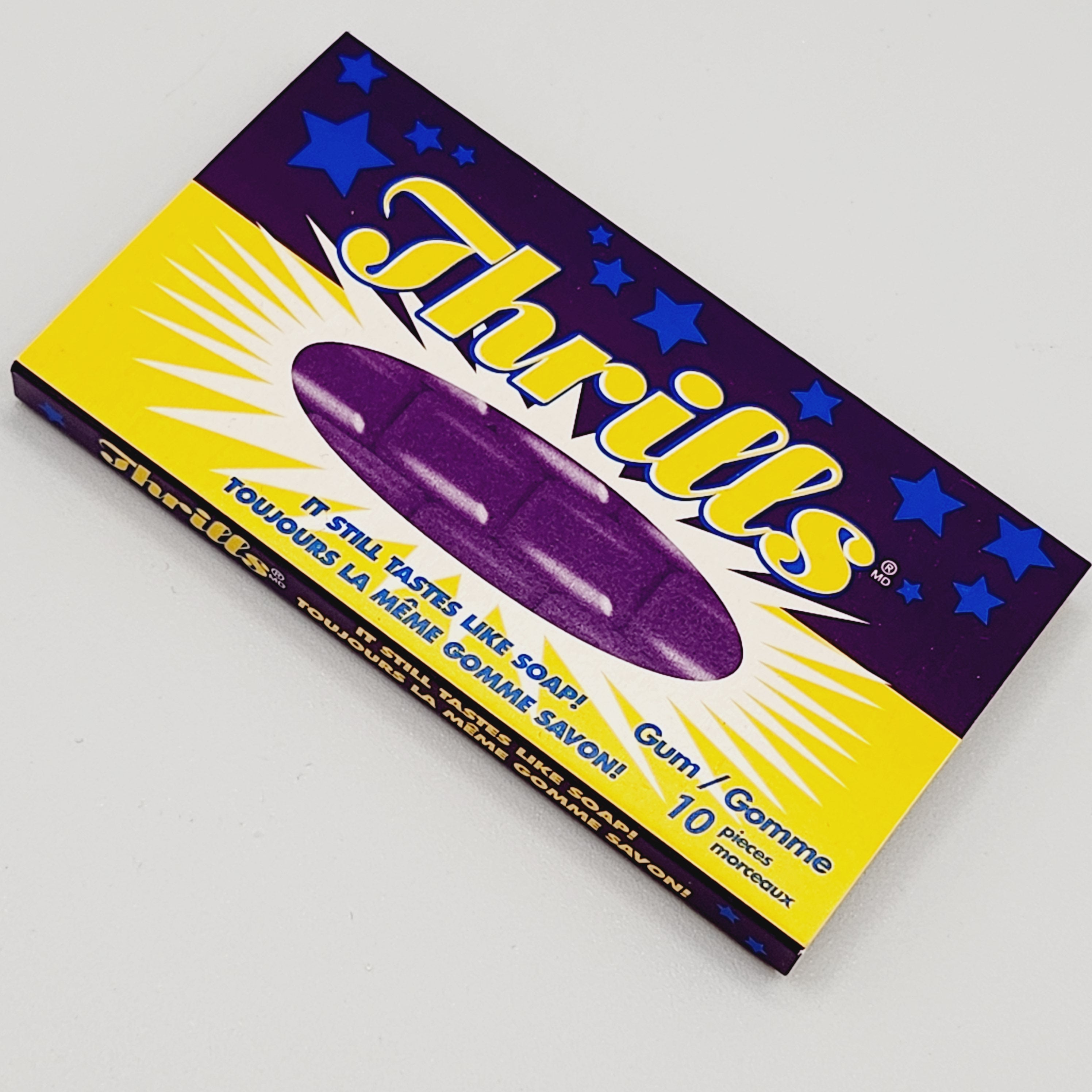 Thrills Soap Flavoured Gum - Sugar Rushed 