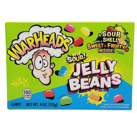 Warheads Sour Jelly Beans Theatre Box - Sugar Rushed 