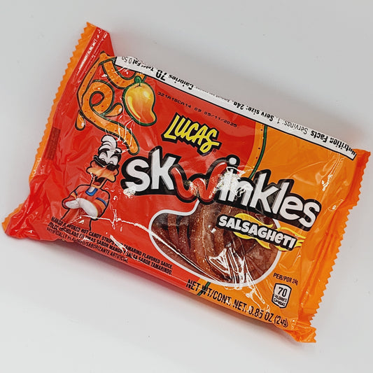 LUCAS Skwinkles - Hot Candy Strips & Tamarind - Sugar Rushed 