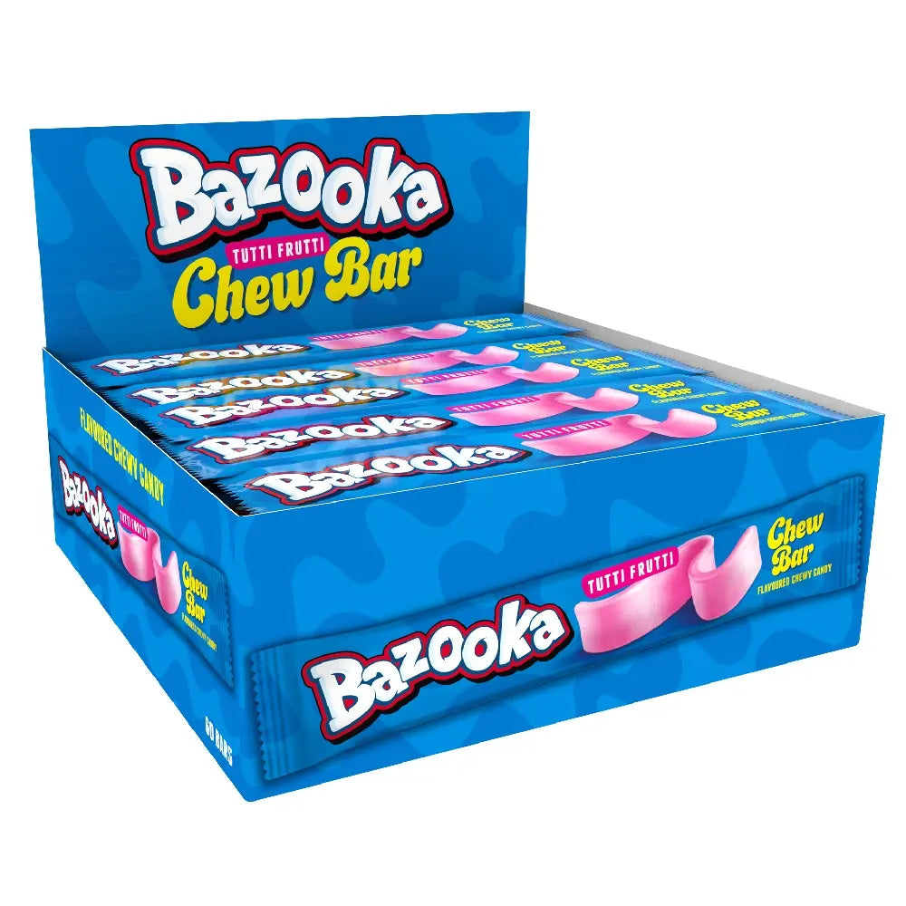 Bazooka Tutti-Frutti Chew Bar - Sugar Rushed 