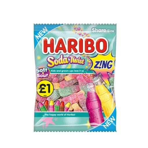 Haribo Soda Twist Zing - Sugar Rushed 