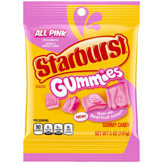 Starburst ALL-PINK Gummies - Sugar Rushed 