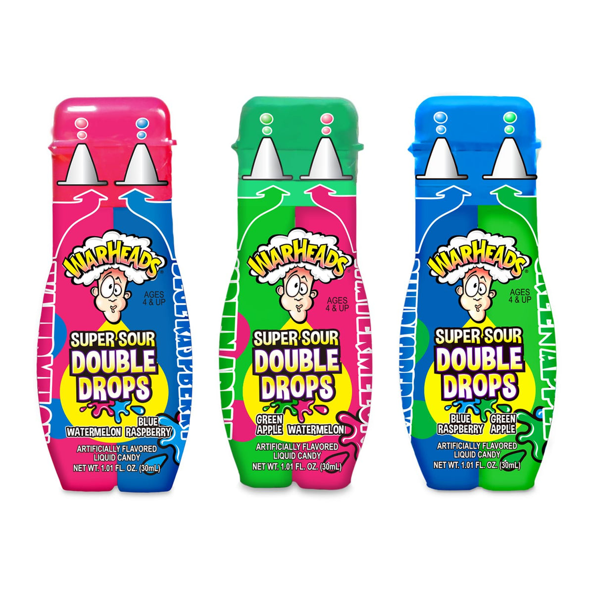 Warheads Double Drops Sour Liquid - Sugar Rushed 