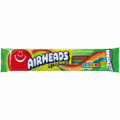 Airheads Xtremes Sour Belts Rainbow Berry - Sugar Rushed 