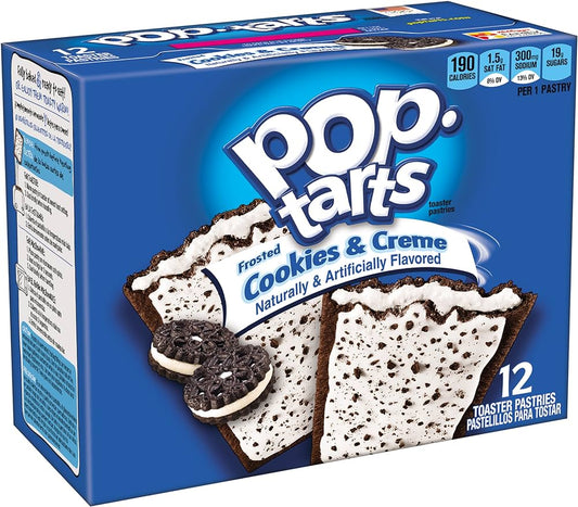 Pop Tarts (Cookies & Cream) - Sugar Rushed 