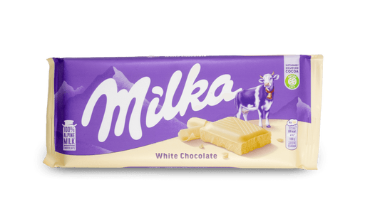 Milka White Chocolate Bar - Sugar Rushed 