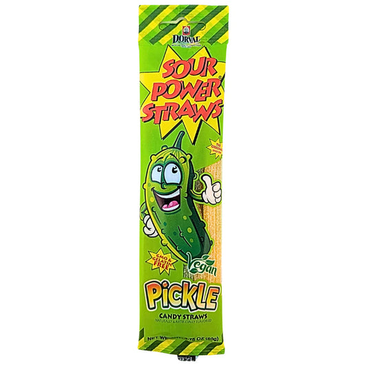 Sour Power Pickle Straws