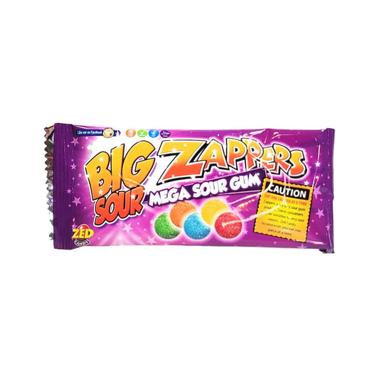 BIG ZAPPERS Mega Sour Gum - Sugar Rushed 