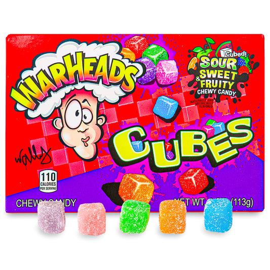 Warheads Cubes Theatre Box - Sugar Rushed 