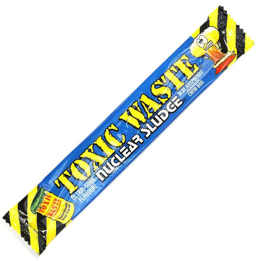 Toxic Waste Chew Bar (Blue Raspberry) - Sugar Rushed 