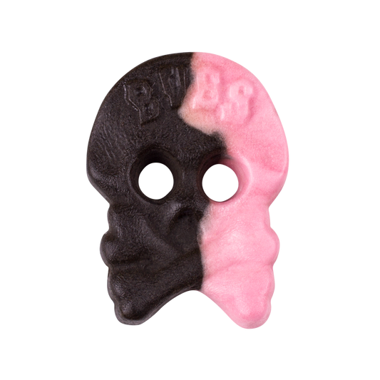 BUBS Raspberry Liquorice Foam Skulls - Sugar Rushed 