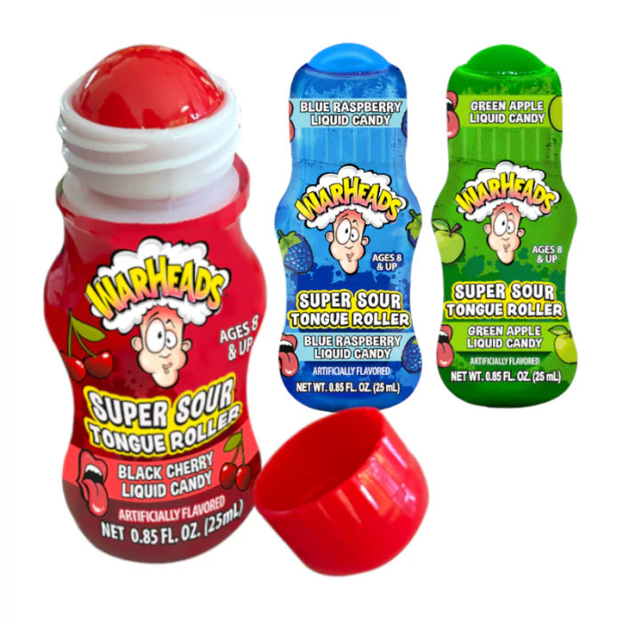 Warheads SUPER Sour Tongue Roller - Sugar Rushed 