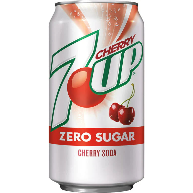 7UP (Cherry) - ZERO SUGAR - Sugar Rushed 