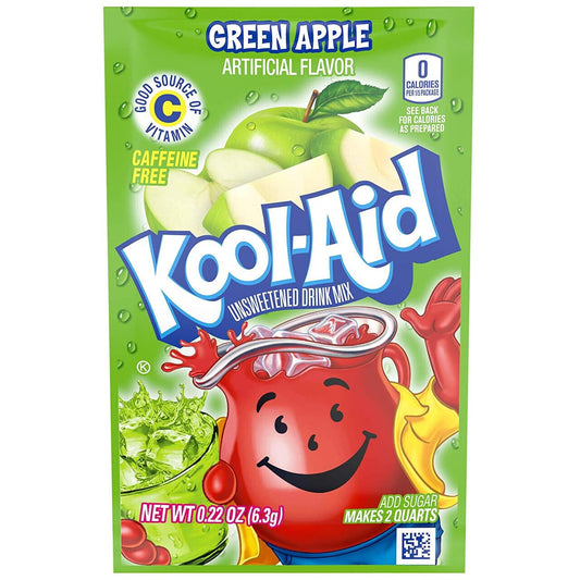 Kool-Aid Green Apple Drink Mix - Sugar Rushed 