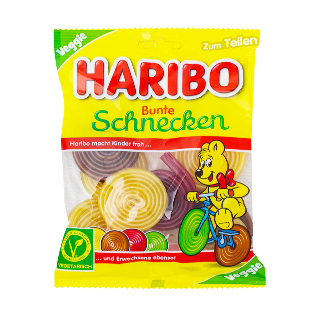 Haribo Bunte Schnecken (Colorful Wheels) - Sugar Rushed 