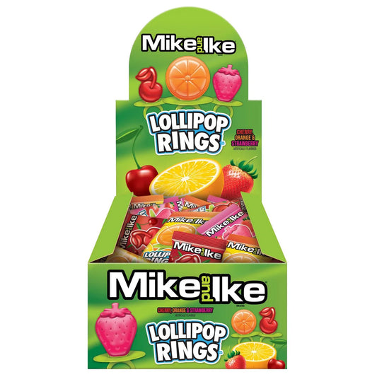 Mike and Ike Lollipop Rings - Sugar Rushed 