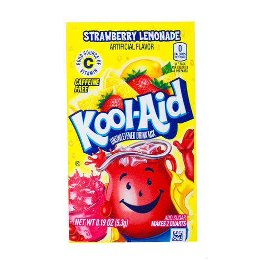 Kool-Aid Unsweetened Soarin' Strawberry Lemonade - Sugar Rushed 