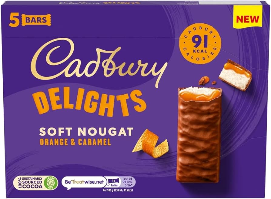 Cadbury Orange Delights 5-Pack - Sugar Rushed 