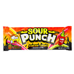 Sour Punch Scorchin' Straws - Sugar Rushed 