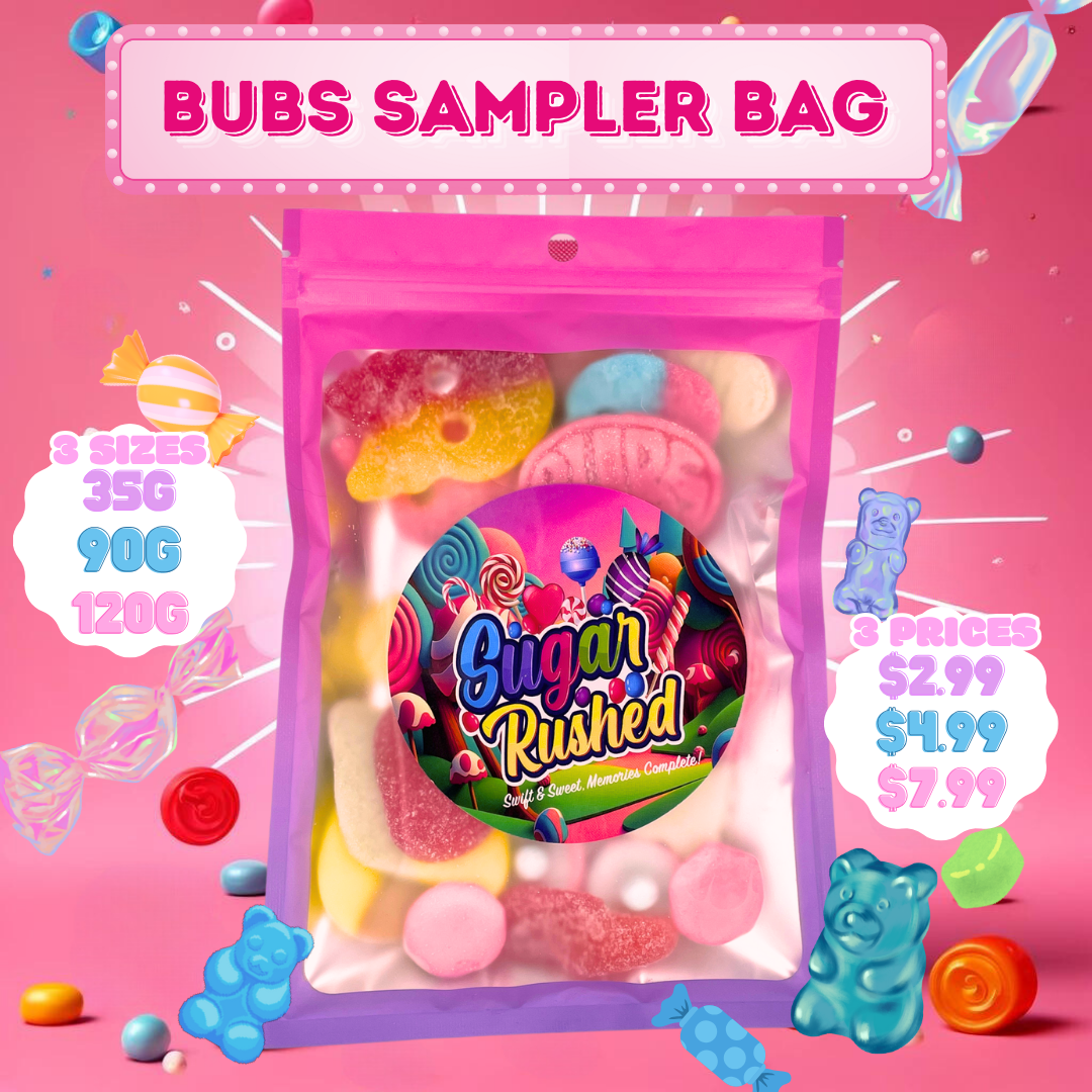 Bubs sampler bag - Sugar Rushed 