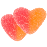 Swedish Peach Hearts - Sugar Rushed 