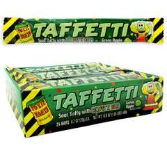 Toxic Waste Taffetti Sour - Green Apple