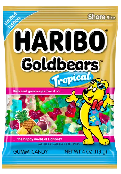 Haribo Gold Bears Tropical