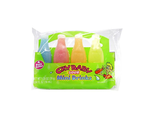 Cry Baby Wax Sour Mini Drinks 4 pck