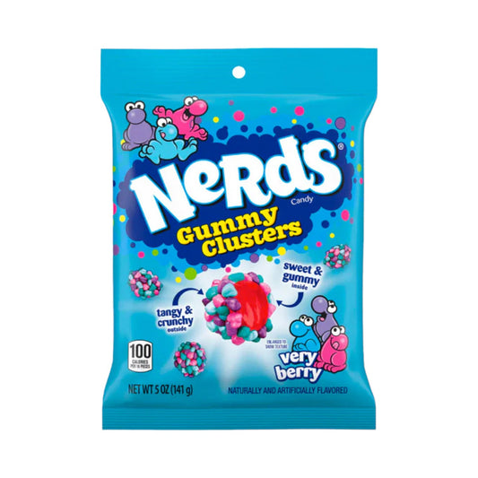 Nerds Gummy Clusters Peg Bag (Very Berry) - Sugar Rushed 