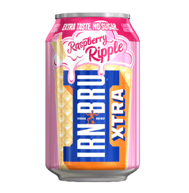 Irn Bru XTRA Raspberry Ripple - Sugar Rushed 