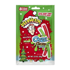 Warheads Ooze Chewz Filled Ropes (X-Mas Edition) - Sugar Rushed 