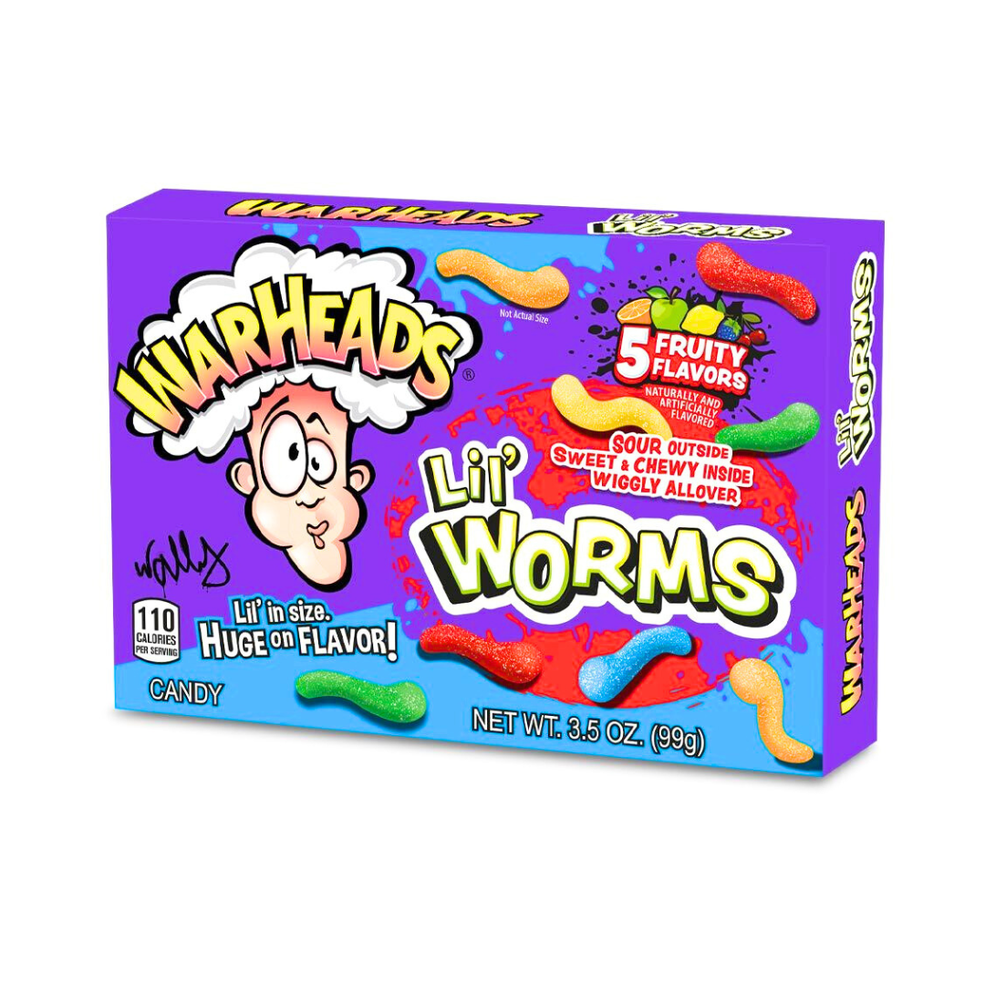 Warheads Lil’Worms Theatre Box - Sugar Rushed 