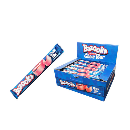 Bazooka Strawberry Chew Bar - Sugar Rushed 