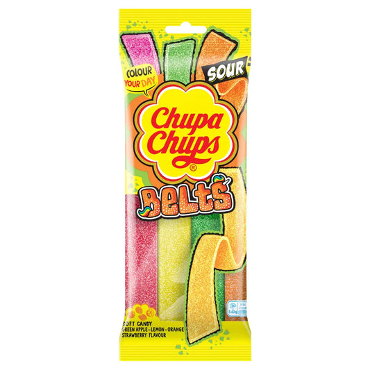 Chupa Chups Sour Mixed Belts - Sugar Rushed 