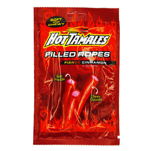 Hot Tamales Licorice Filled Ropes - Sugar Rushed 